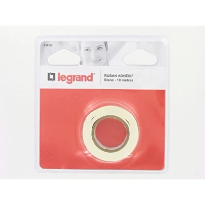 Imagen de Legrand LEG93090 Cinta aislante (PVC, 15 x 10 mm), color blanco
