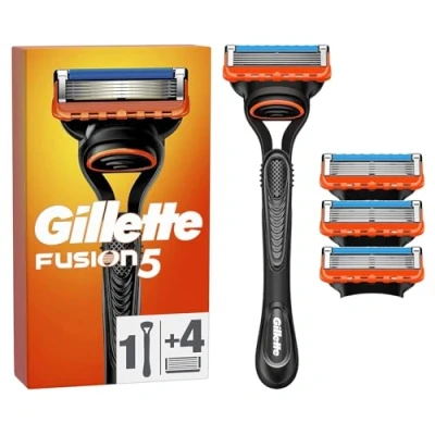 Imagen de Gillette Fusion5 Cuchilla de afeitar para hombre (1 maquinilla y 4 cuchillas