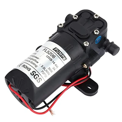 Imagen de bomba de diafragma general, presión agua 3.5L / min 36W 12V 24V con plástico,bomba