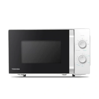 Imagen de Toshiba MW2 MM20P(WH) Horno microondas estándar, 20 litros, 800 W, 5 niveles de potencia con práctica función descongelación, iluminación LED interior, blanco