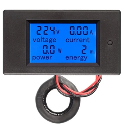 Imagen de HiLetgo AC80 260V 0 100A LCD Voltage Current Power Energy Meter Multi Ammeter Voltmeter