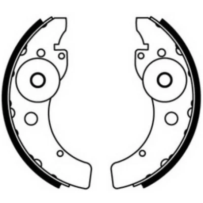 Imagen de ABE C00100ABE Zapatas de Freno Eje trasero 160 42 AIXAM: A.741 Hatchback