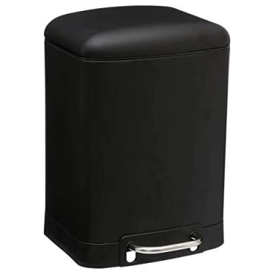 Imagen de FIVE Ariane 6L contenedor de basura negro, metal, 6 L