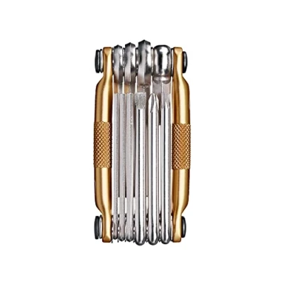 Imagen de Crank 641300351104 Brothers Multi 10 Tool Juego de Llaves y Herramientas para Bicicleta Dorado Talla:Each, Each