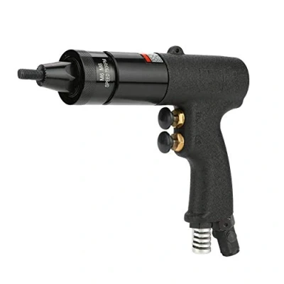 Imagen de Remachadora de aire, pistola remachar neumática metal Tirar la tuerca aire automática Herramienta adecuada para todo tipo placas metal(KP 739A)