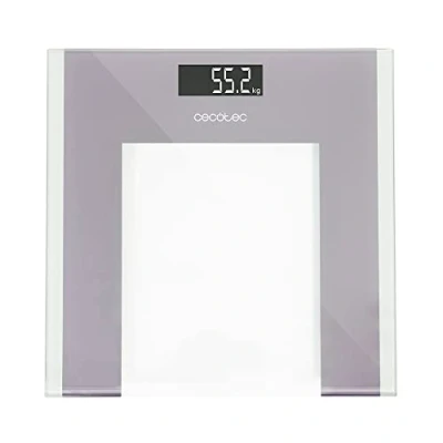 Imagen de Cecotec Báscula de Baño Digital Surface Precision Healthy. Plataforma Cristal Templado 30x30cm, Pantalla LCD Invertida, Capacidad máxima 180 kg, Diseño extraplano, Incluye Cinta métrica
