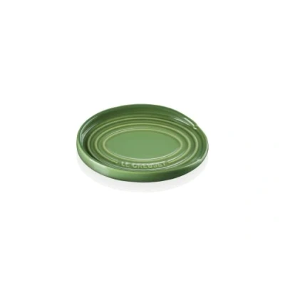 Imagen de Le Creuset Reposa cucharas oval de cerámica gres, 15 cm, Bamboo, 71507154080099