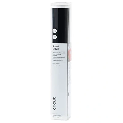 Imagen de Cricut Vinilo grabable Smart Label Negro, Removible (91,4 cm)
