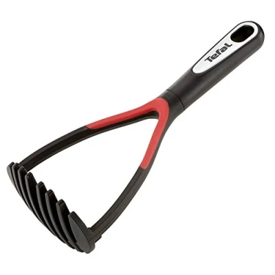 Imagen de TEFA0 Ingenio Machacador de Patatas, Acero, Rojo y Negro, 32.2 x 9.2 8.8 cm