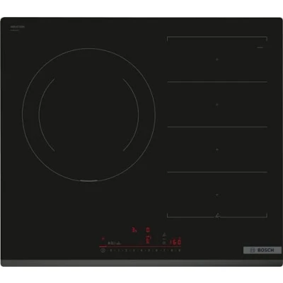 Imagen de Placa inducción Bosch PXJ631HC2E, 2 Zonas Flex, Zona grande 38 cm x 21 cm, Home Connect, Perfect Fry Plus, 59.8 Negro