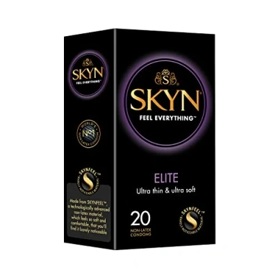 Imagen de Skyn Preservativos para hombre Elite 20, ultrafinos, ultrasuaves, 200018