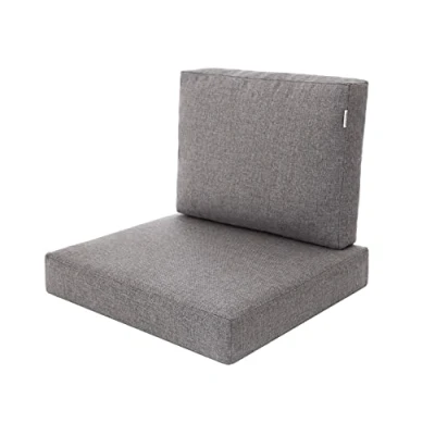 Imagen de Miatech Cojín para sillón de ratán, muebles jardín, Technoratán, interior y exterior, 60 x 55 cm, color gris
