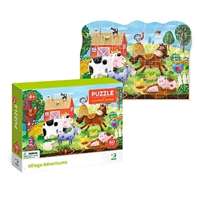 Imagen de Dodo D300377 Educational Village Adventures Puzzle 60 Pieces, Various