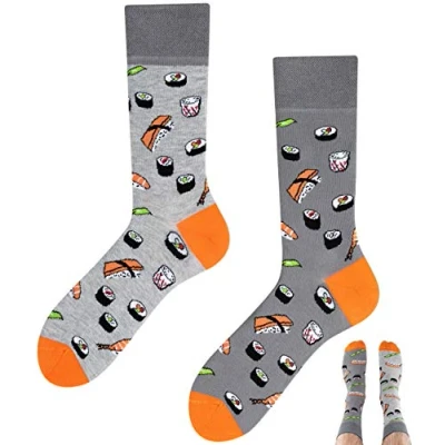 Imagen de TODO COLOURS Casual Mix &amp; Match Calcetines para sushi, multicolor, locos, multicolor Sushi. 35 38