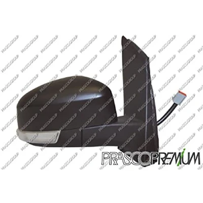 Imagen de Espejo retrovisor Prasco FD4267313P Premium derecha imprimado eléctrico calefactable, ajustable desde interior FORD: Focus 2, 2 Limousine