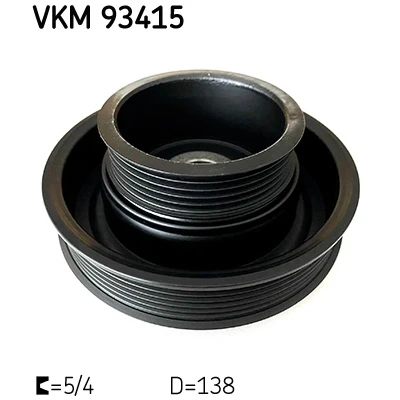 Imagen de SKF VKM 93415 Polea de Cigüeñal 131.10 / 79.5mm 5, 6 FORD: Focus Mk1 Hatchback, FIESTA Sedán