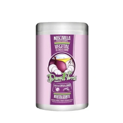 Imagen de Dona Flora Mascarilla Revitalizante de Cebolla &amp; Bambú Nutrición y Fortalecimiento Hidratación Profunda Anti Frizz Cabello Brillante Saludable 1 kg