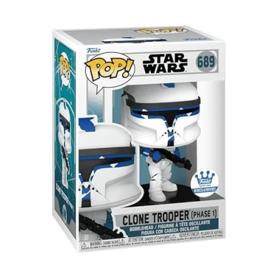 Imagen de Funko Pop! Star Wars: Ahsoka Clone Trooper *Phase 1 Shop Exclusive, estándar, 77102
