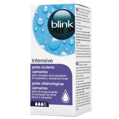 Imagen de Bausch + Lomb blink gotas hidratantes 10ml compatible con lentes de contacto