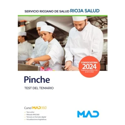 Imagen de Pinche del Servicio Riojano de Salud. Test temario
