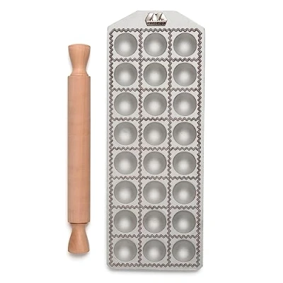 Imagen de Marcato Ravioli Maker with Dough Roller 24 Compartments ø 4 cm