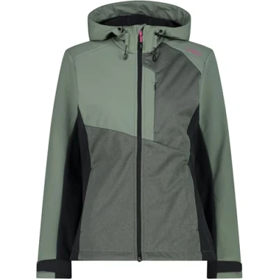 Imagen de CMP Chaqueta De Mujer Con Capucha Fija Softshell Melange Jacket