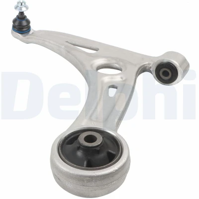 Imagen de DELPHI TC4596 Barra oscilante, suspensión de ruedas con rótula suspensión/carga Eje delantero, izquierda Brazo oscilante longitudinal Aluminio