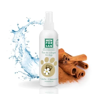 Imagen de MENFORSAN, Agua de Colonia para Perros con Canela, 125 ml