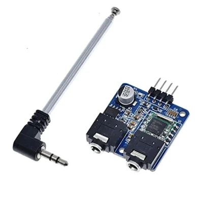 Imagen de iHaospace TEA5767 FM Stereo Radio Module with Antenna for Arduino Raspberry Pi DIY 76—108MHZ