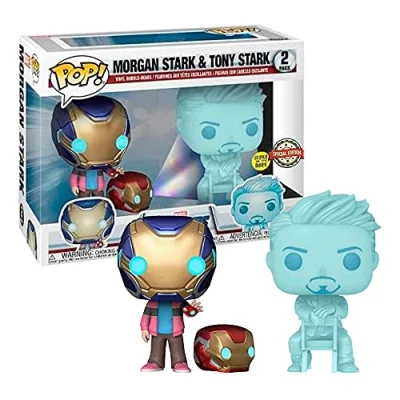 Imagen de ¡Pop! Morgan &amp; Tony Stark Glows in The Dark 2 Pack Special Edition