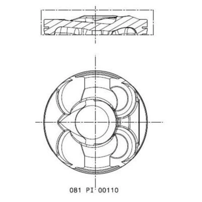 Imagen de Pistón MAHLE 081 PI 00110 000