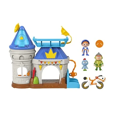 Imagen de Fisher Price Gus El Caballero Diminuto Set de Juego Reino del Castillo con Figuras, Juguete para niños (Mattel HGK33)