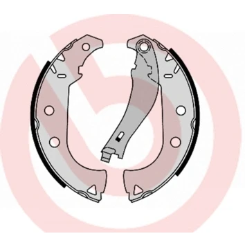 Imagen de BREMBO S 23 556 Zapatas de freno 229 42 con palanca mano LANCIA: Musa, FIAT: Idea
