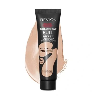 Imagen de Revlon ColorStay Full Cover Base de Maquillaje SPF10 (#210 Sand Beige) 40 g