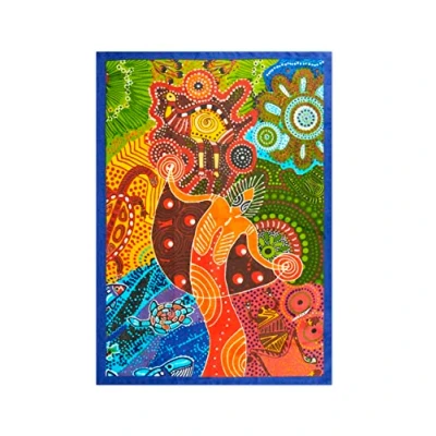 Imagen de Excelsa Aboriginal Paño de Cocina 100% algodón, 70x50, con Ojal