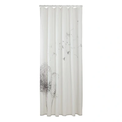Imagen de Sealskin Flow Cortina de ducha 180x200 cm Poliéster Negro / Blanco