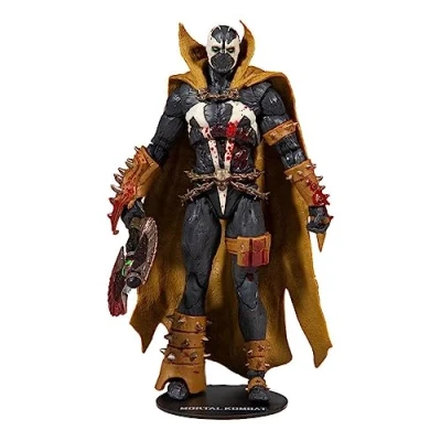 Imagen de McFarlane Toys, Spawn Classic de 7 Pulgadas (Figura Bloody Mortal Kombat 11 con 22 Partes móviles, Figura Coleccionable Base Soporte coleccionista, a Partir 14 años