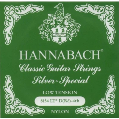 Imagen de Hannabach Cuerdas para Guitarra Clásica Serie 815, Tensión Baja, D4w, Re4, Plateado Especial