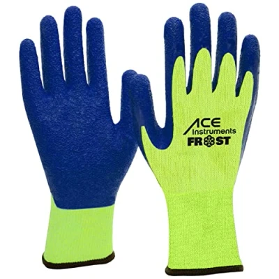 Imagen de ACE Guantes trabajo invierno Frost (3 pares) EN388/511 para congeladores protección térmica, antideslizante, buen agarre logística, almacenamiento en frigoríficas y temperaturas bajas L