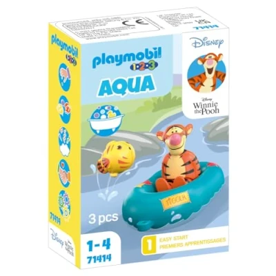 Imagen de PLAYMOBIL 1.2.3 &amp; Disney 71414 Paseo en Bote con Tigger, a Partir de 1 año