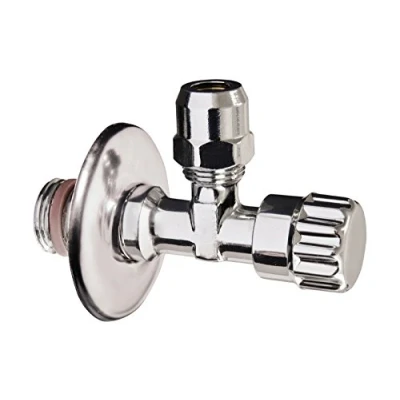 Imagen de Sanitop Wingenroth 19059 6 ángulo 3/8 Pulgadas autosellante conexión Grifo válvula Cromado