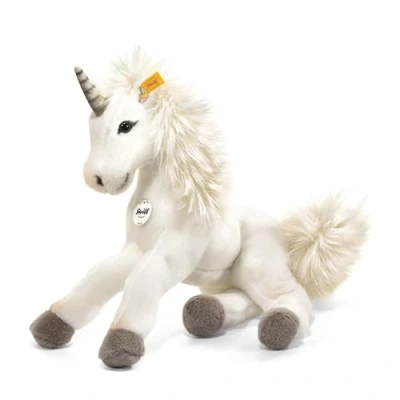 Imagen de Steiff 15045 Starly Schlenker unicornio, 35 cm, blanco [importado de Alemania]