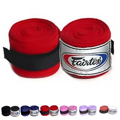 Imagen de Fairtex Vendas de Boxeo HW2: ¡Confort y Estilo para Todo Luchador. Protege Muñecas Nudillos con Elegancia, Disponibles en Varias Longitudes Colores.