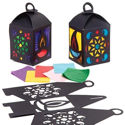 Imagen de Baker Ross Kit Lanterne Diwali (Pack of 4) Attività Creative per Bambini