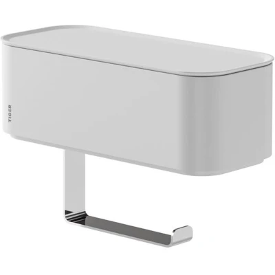 Imagen de Tiger 2 Store Portarrollos con Caja de Almacenamiento, Blanco