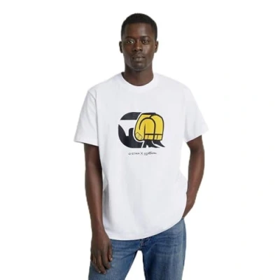 Imagen de G STAR Jeans Cartoon Loose R T Camiseta, Blanco White D25705 c336 110, L Hombres