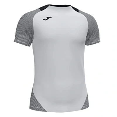Imagen de Joma Essential II Camisetas Equip. M/C, Hombres, Blanco Negro, L