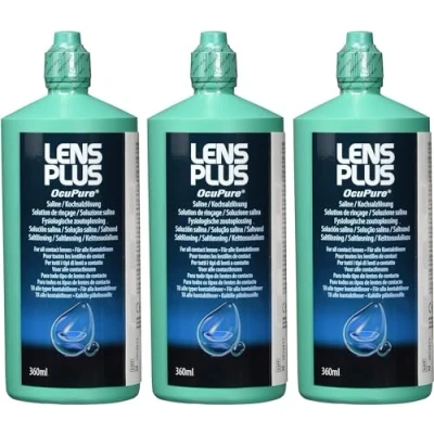 Imagen de Amo Kontaktlinsen Lösung Lens Plus OcuPure, 360 ml, 3 Stück