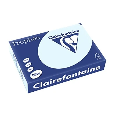 Imagen de Clairefontaine Trophée Resma de papel, 250 hojas, A4, 21 x 29.7 cm, color azul