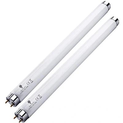 Imagen de Bluex Bulbs Paquete de 2 bombillas repuesto para matamburos 10 W zapper electrónico insectos T8 20 W, bombilla matador